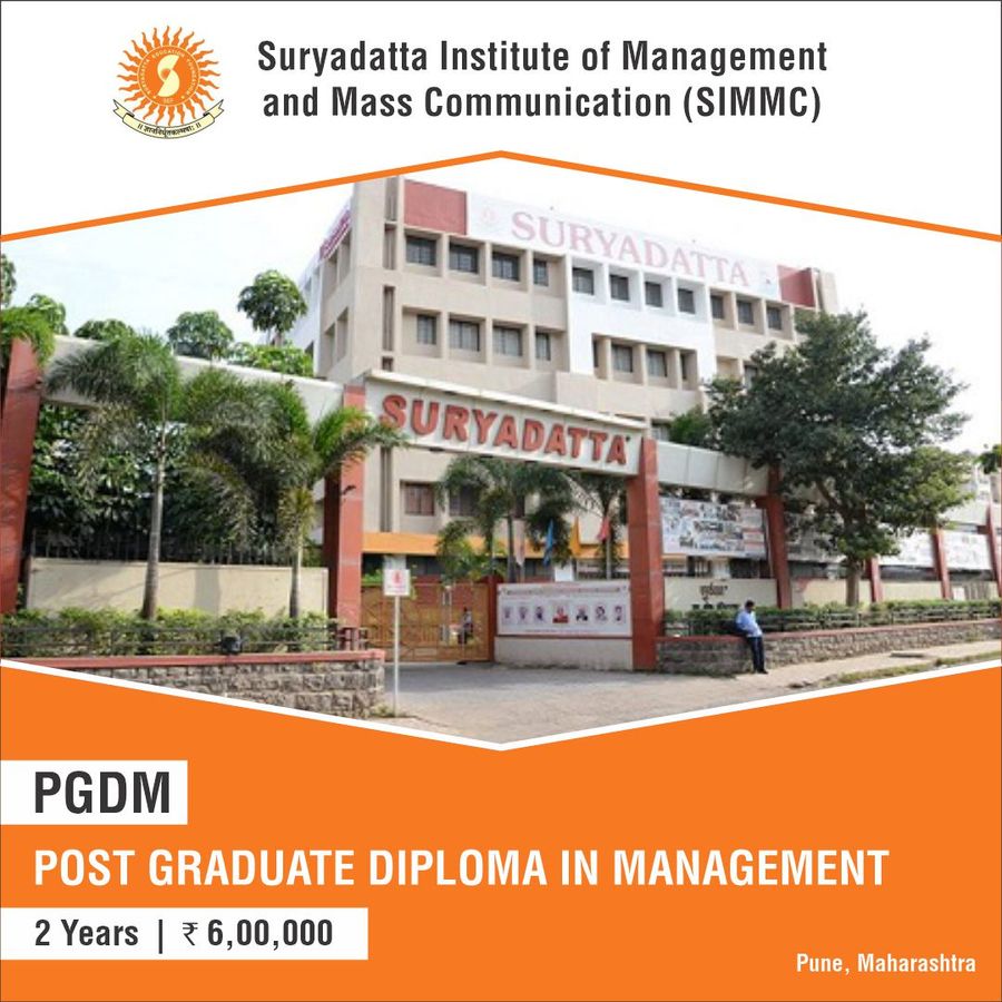 Post Graduate Diploma in Management [PGDM] at Suryadatta Institute of Management And Mass Communication, Pune